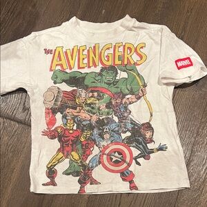 Cotton On Kids White Avengers Graphic Tee